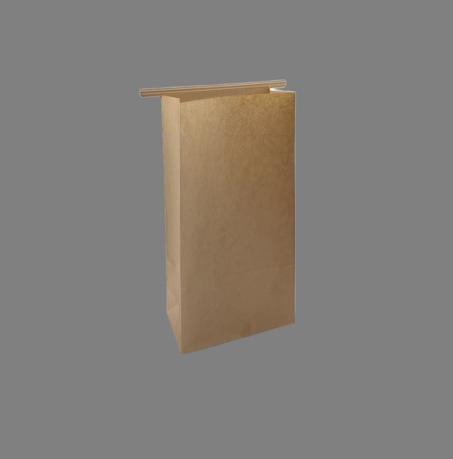 16oz Kraft Compostable Paper Bag with Tin Tie