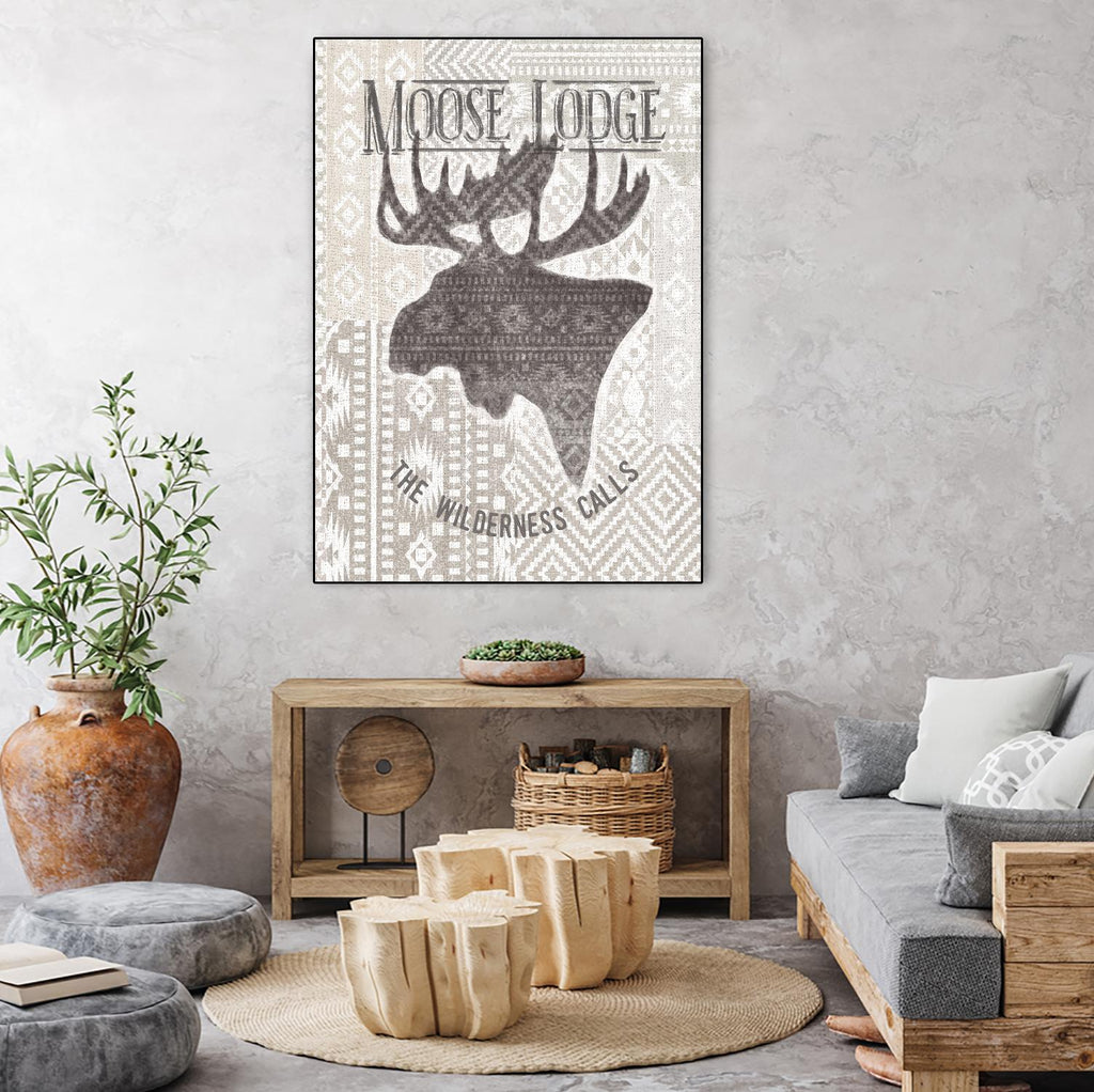 Soft Lodge V by Janelle Penner on GIANT ART - beige country look
