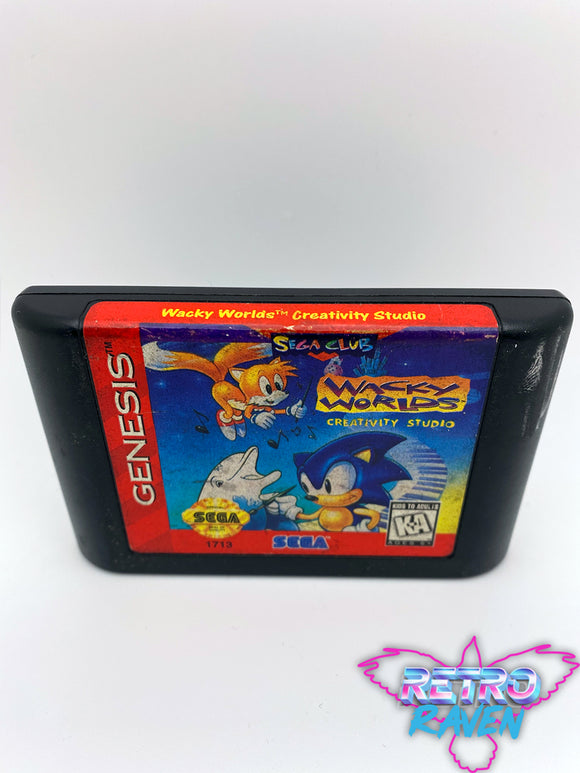 Wacky Worlds Creativity Studio - Sega Genesis – Retro Raven Games