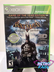 Batman: Arkham Asylum (Game of the Year Edition) - Xbox 360 – Retro Raven  Games