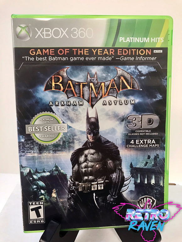 Batman: Arkham Asylum (Game of the Year Edition) - Xbox 360 – Retro Raven  Games