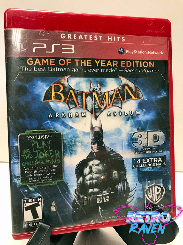 Batman: Arkham Asylum - Game of the Year Edition - Playstation 3 – Retro  Raven Games