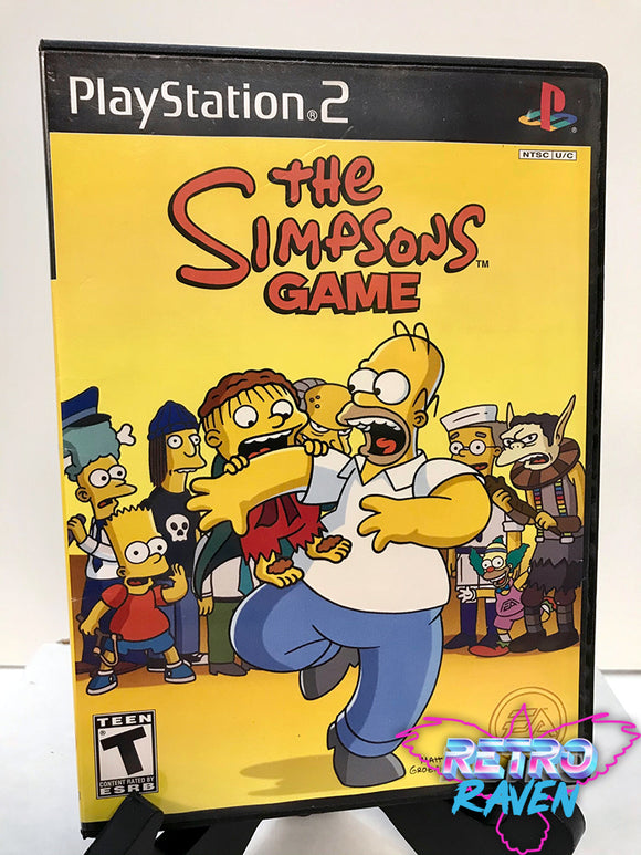 the simpsons playstation 2 games