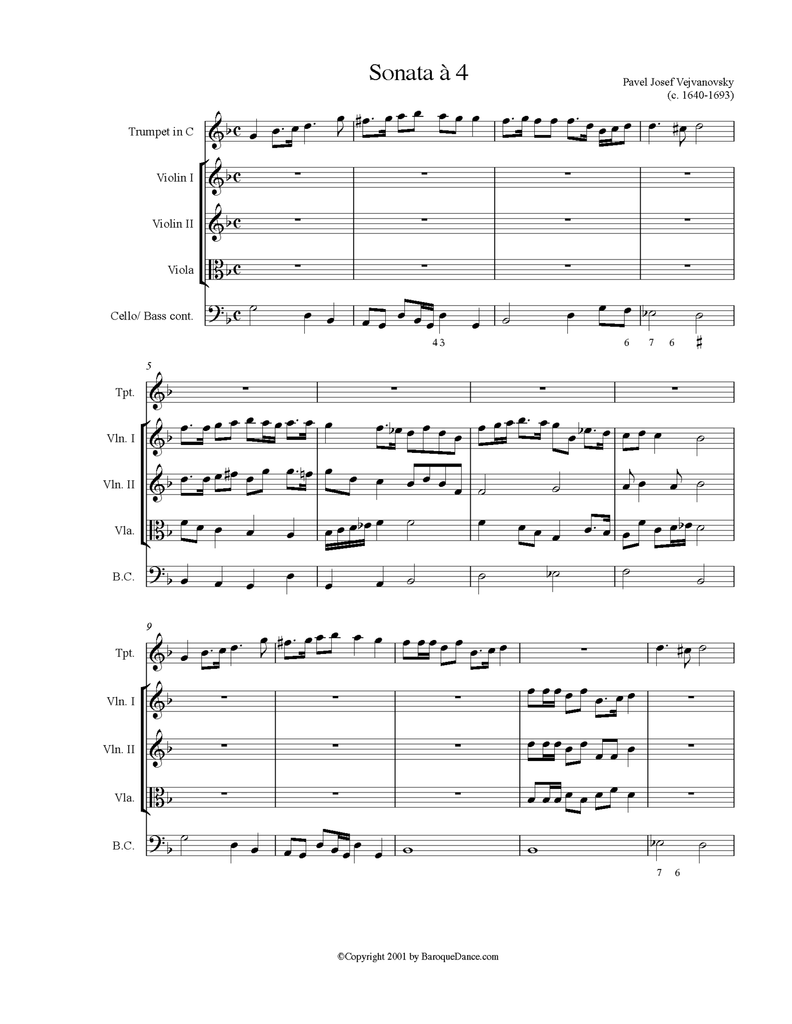 baroque trumpet repertoire