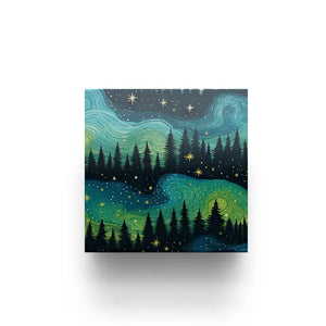 The Northern Lights Absorbent Stone Coaster - 52 Up North Weekends