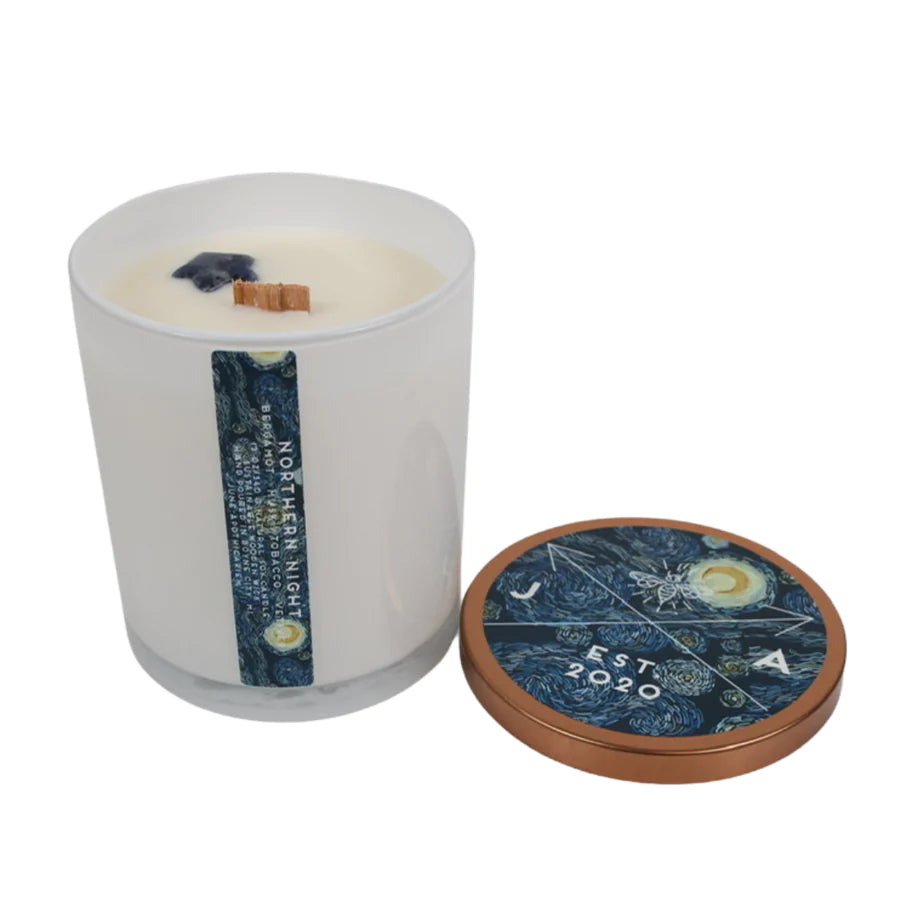 Double Wick Lake Michigan Leland Blue Beach Gel Candle