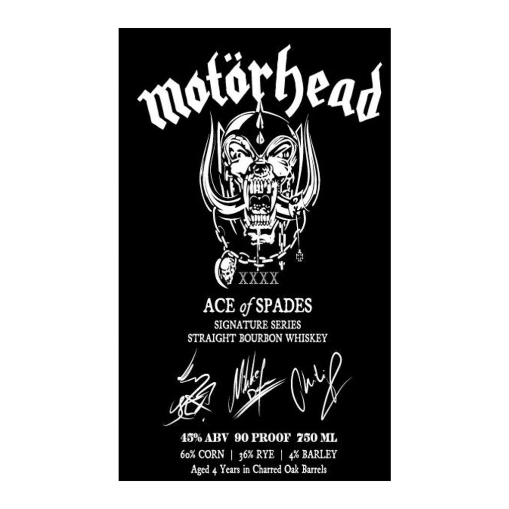 motorhead ace of spades straight bourbon whiskey