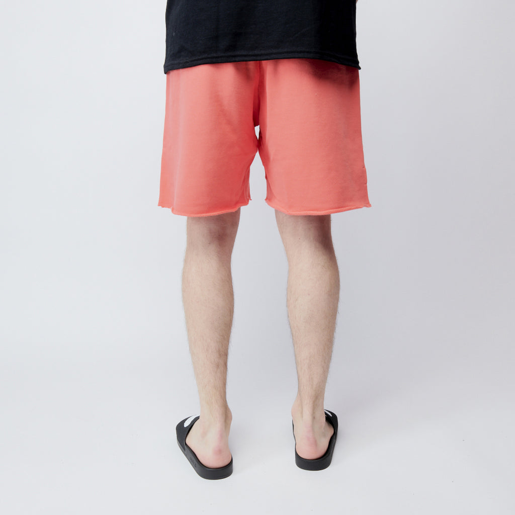 semi coral adidas shorts