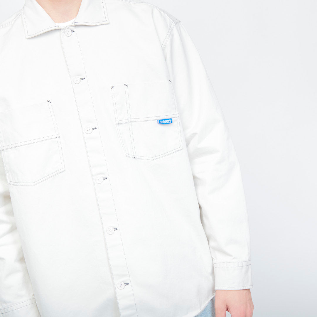 Polar Skate Co - Big Boy Shirt (Washed White)