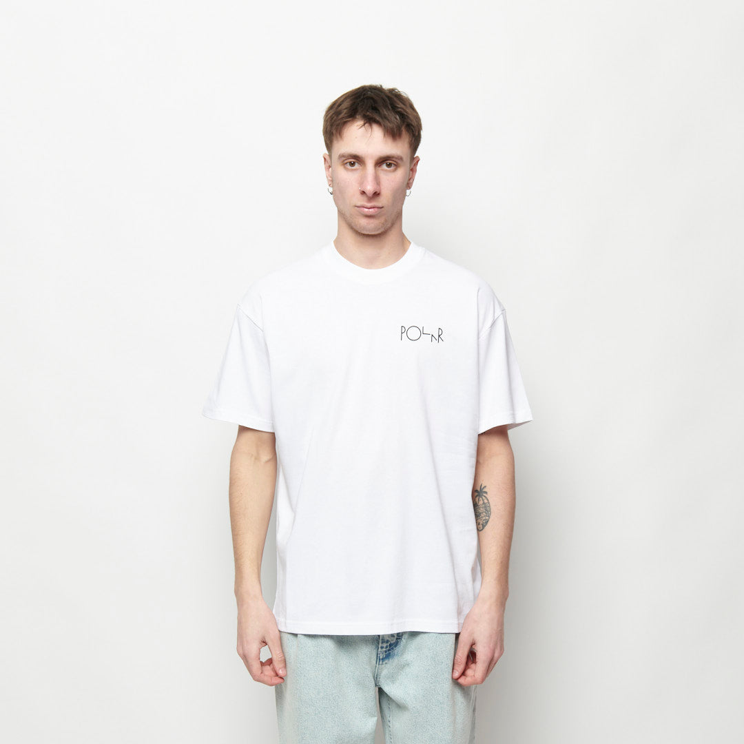 Polar Skate Co - Skorsten Fill Logo Tee (White) – MILK STORE