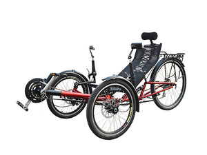 folding recumbent trike