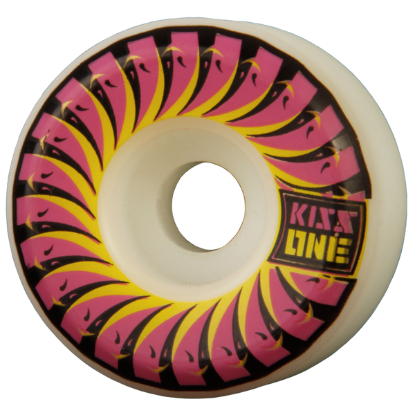 Girl Softline Skateboard Wheels 53mm 98a - White (Set of 4)