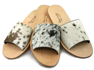 cowhide flats