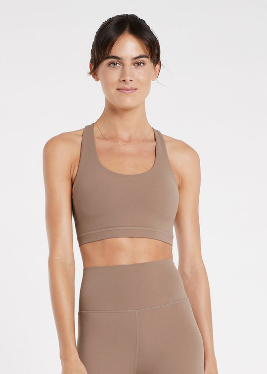 Base Ribbed Longline Sports Bra by WILO Online