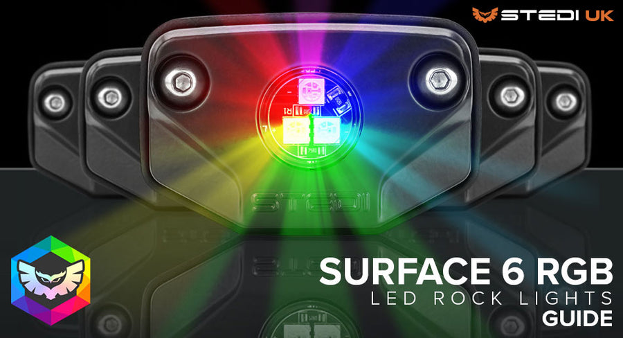 STEDI Surface LED Rock Lights - RGB (Set of 6)