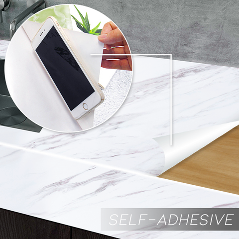 Self-adhesive make it easy to peel the simple marble wallpaper