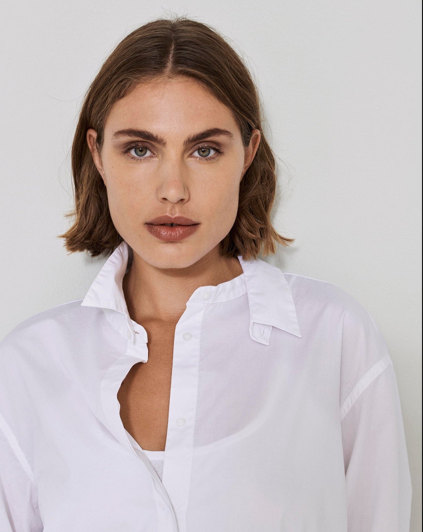 Kristensen Du Nord button-up short-sleeve shirt - Neutrals