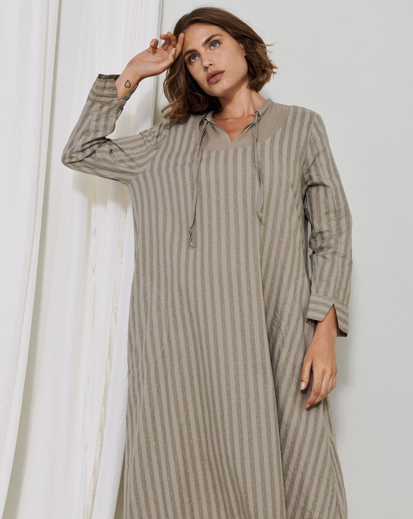 Cotton Caftan Dress