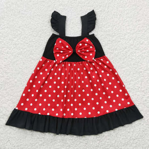 Minnie Mouse Bow Dress - Blushes Boutiques