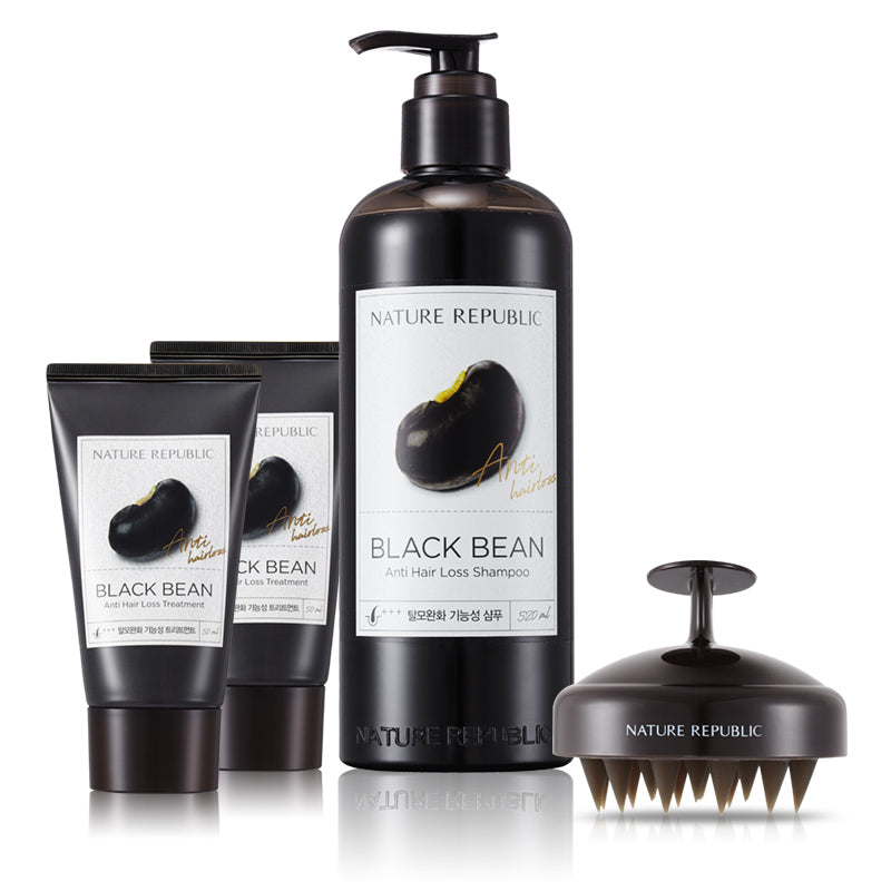 Nominering Stedord efterår Nature Republic Black Bean Anti Hair Loss Shampoo Set