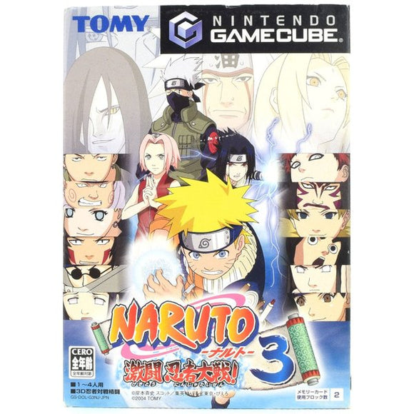 中古 Gc Naruto ナルト 激闘忍者大戦３ ゲームキューブ ケース 説明書付 Nintendo ソフト カイトリマロン