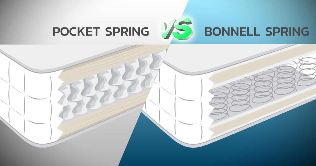 difference between bonnell spring and pocket sprung mattress