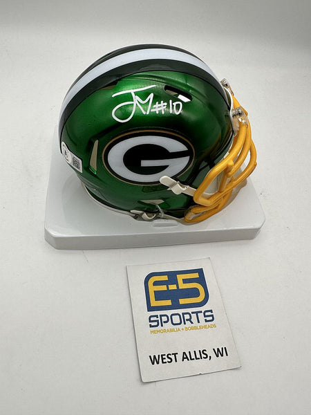 Jordan Love Autographed Green Bay Packers Flash Mini Speed Helmet