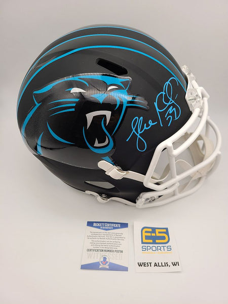 Derrick Henry Autographed Tennessee Titans Lunar Eclipse White Full Size  Replica Speed Helmet Beckett BAS QR Stock #196613