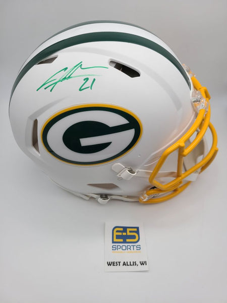 Charles Woodson Green Bay Packers Fanatics Authentic Autographed Riddell Flat White Alternate Speed Helmet