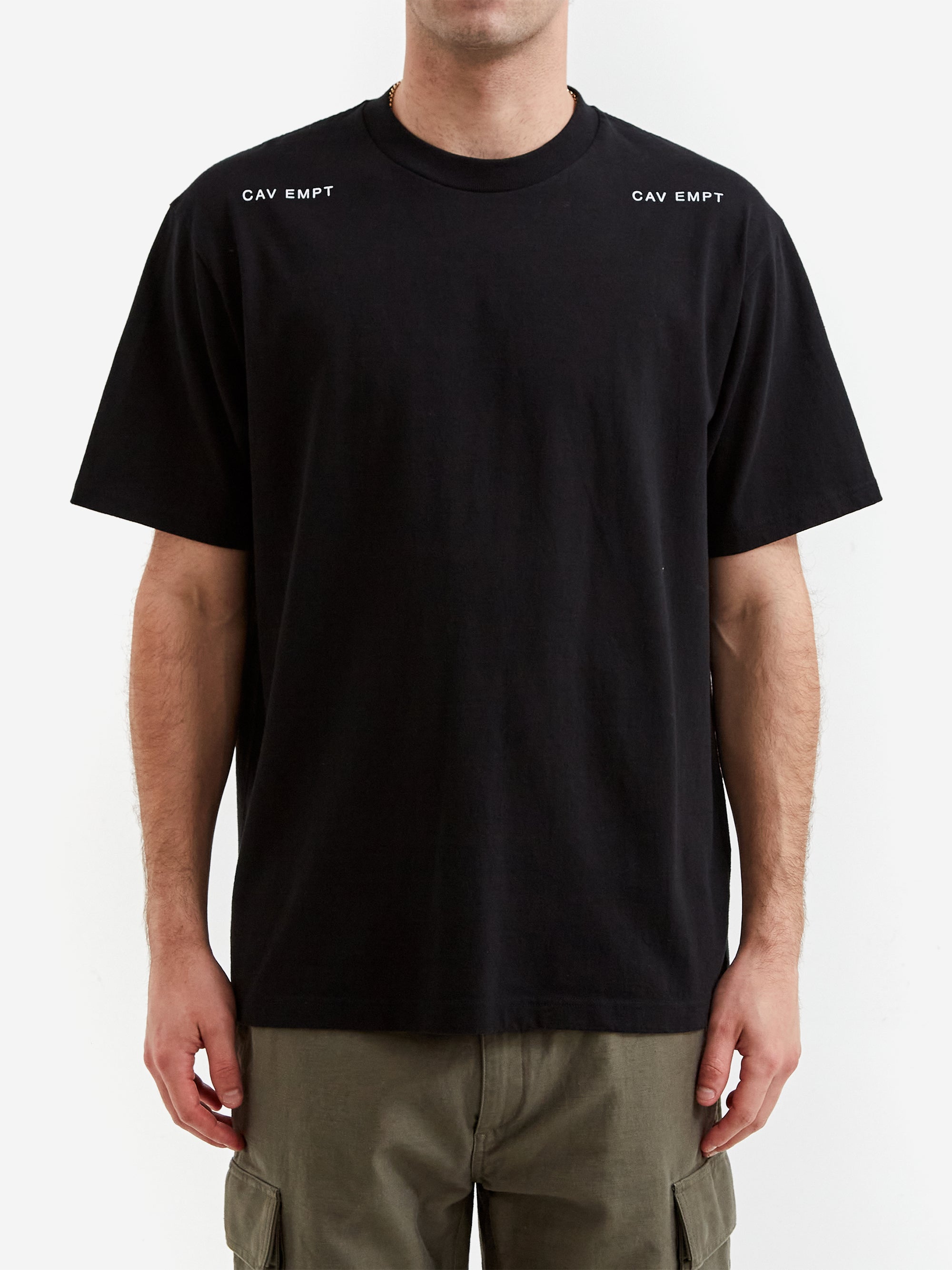 C.E Cav Empt Ziggurat Control T-Shirt - Black