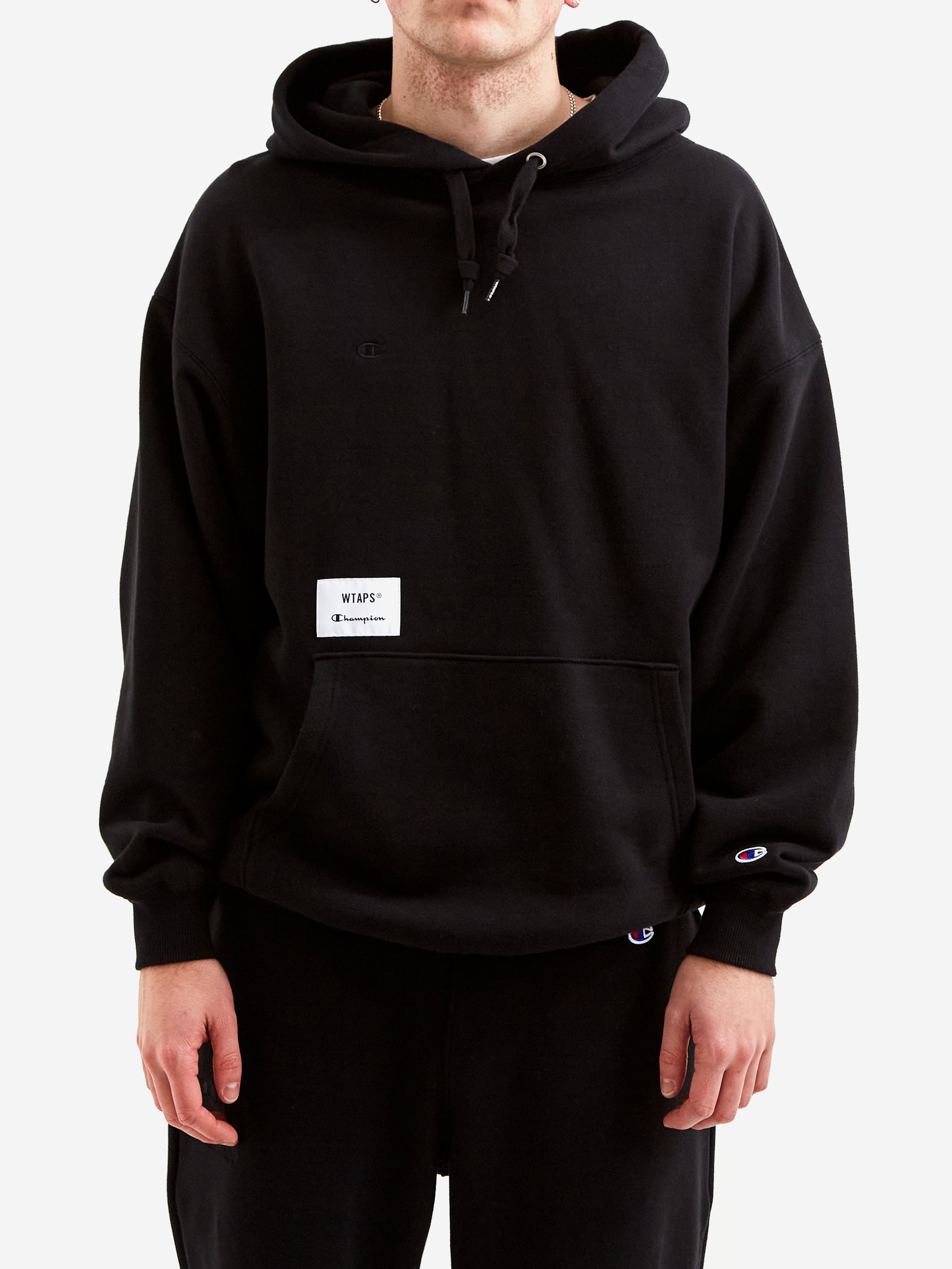 Champion x WTAPS Hooded Sweatshirt - Black