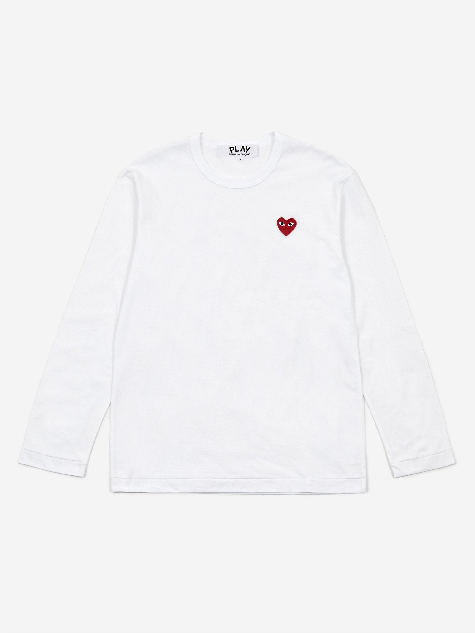 womens red heart shirt