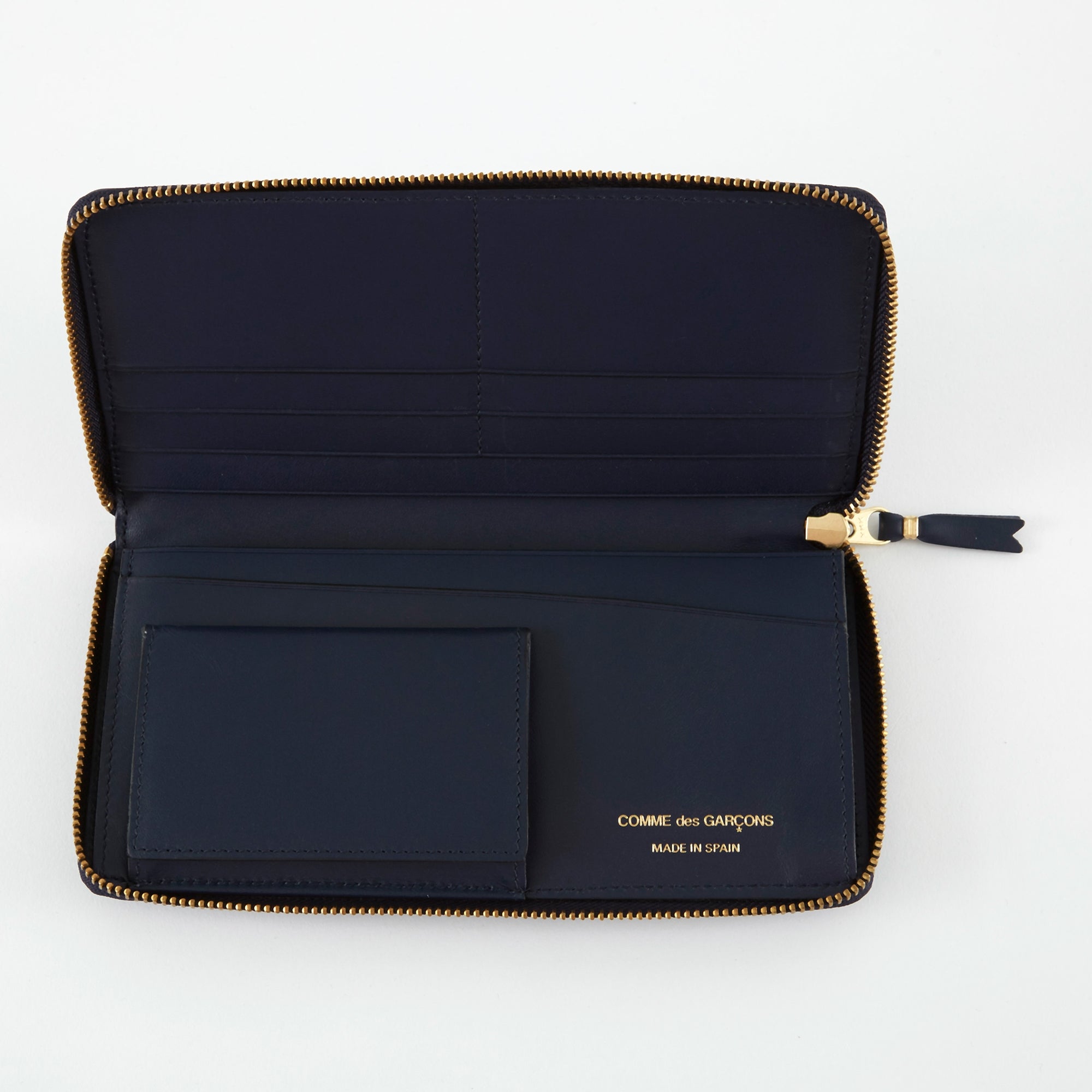 Comme des Garcons Wallets Classic Leather (SA0110) - Navy | Goodhood