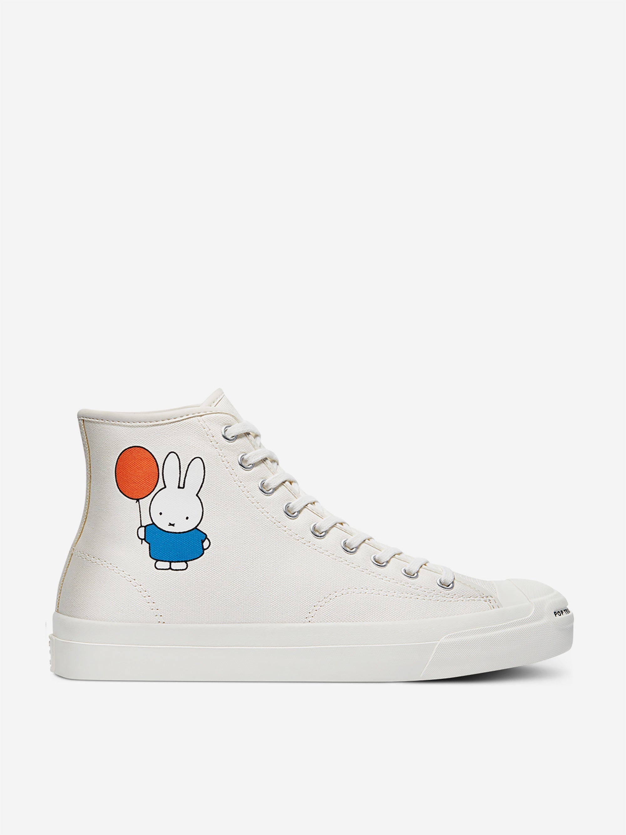 Converse x Pop Trading Company x Miffy Jack Purcell Pro Hi - Egret