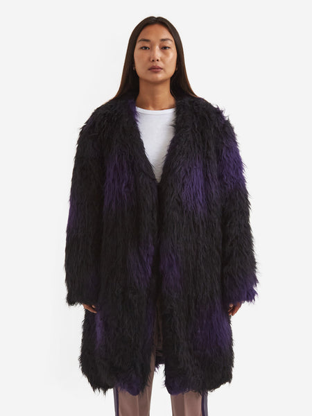 Needles Gown Coat - Arylic Fur/blurred Dot – Goodhood