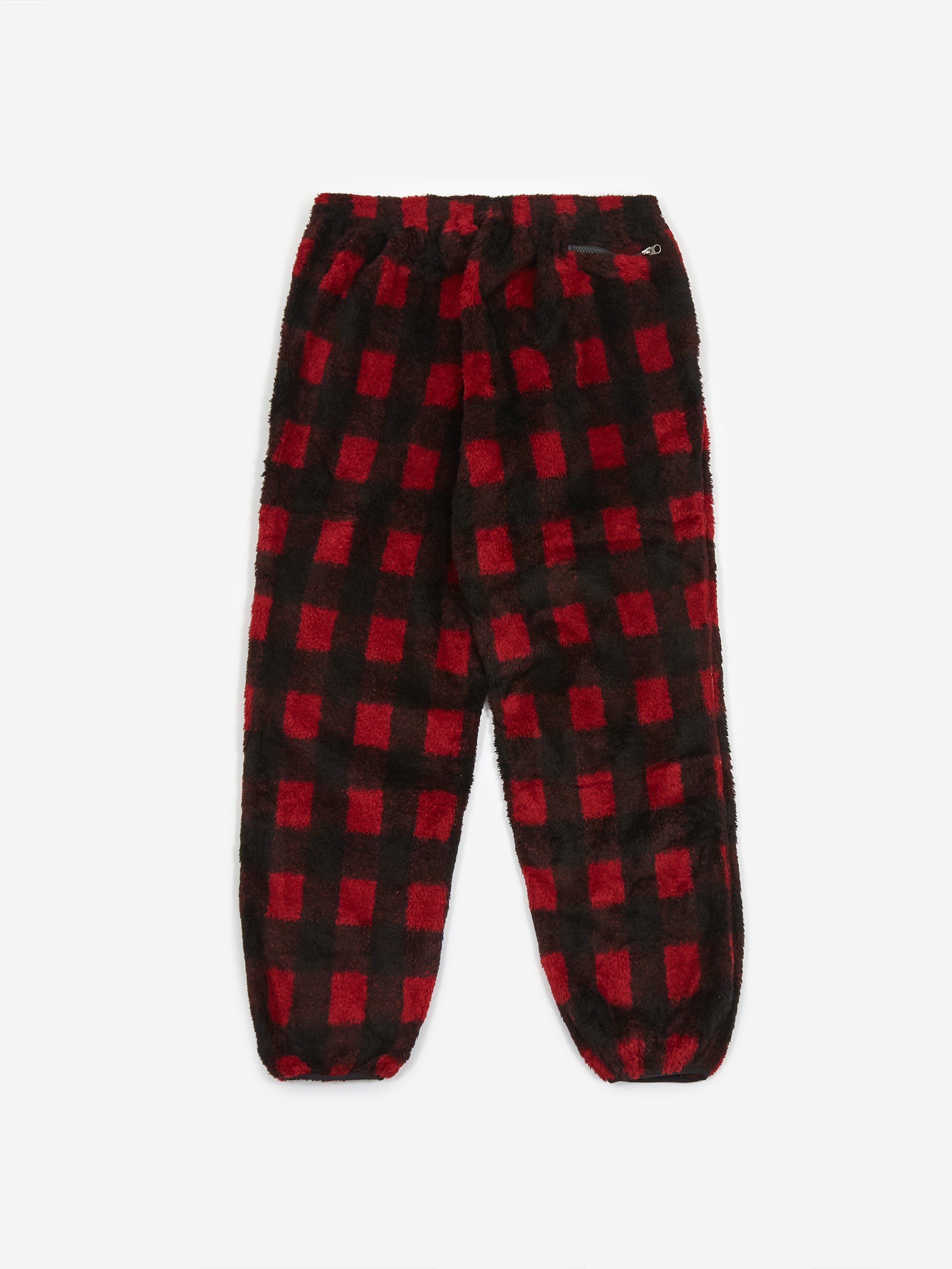 støn blod Forge South2 West8 Faux Boa Buffalo Plaid String Pant - Red | Goodhood
