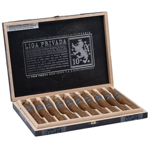 Liga Privada No9 Corona Doble Empty Wooden Cigar Box 6x8x4 
