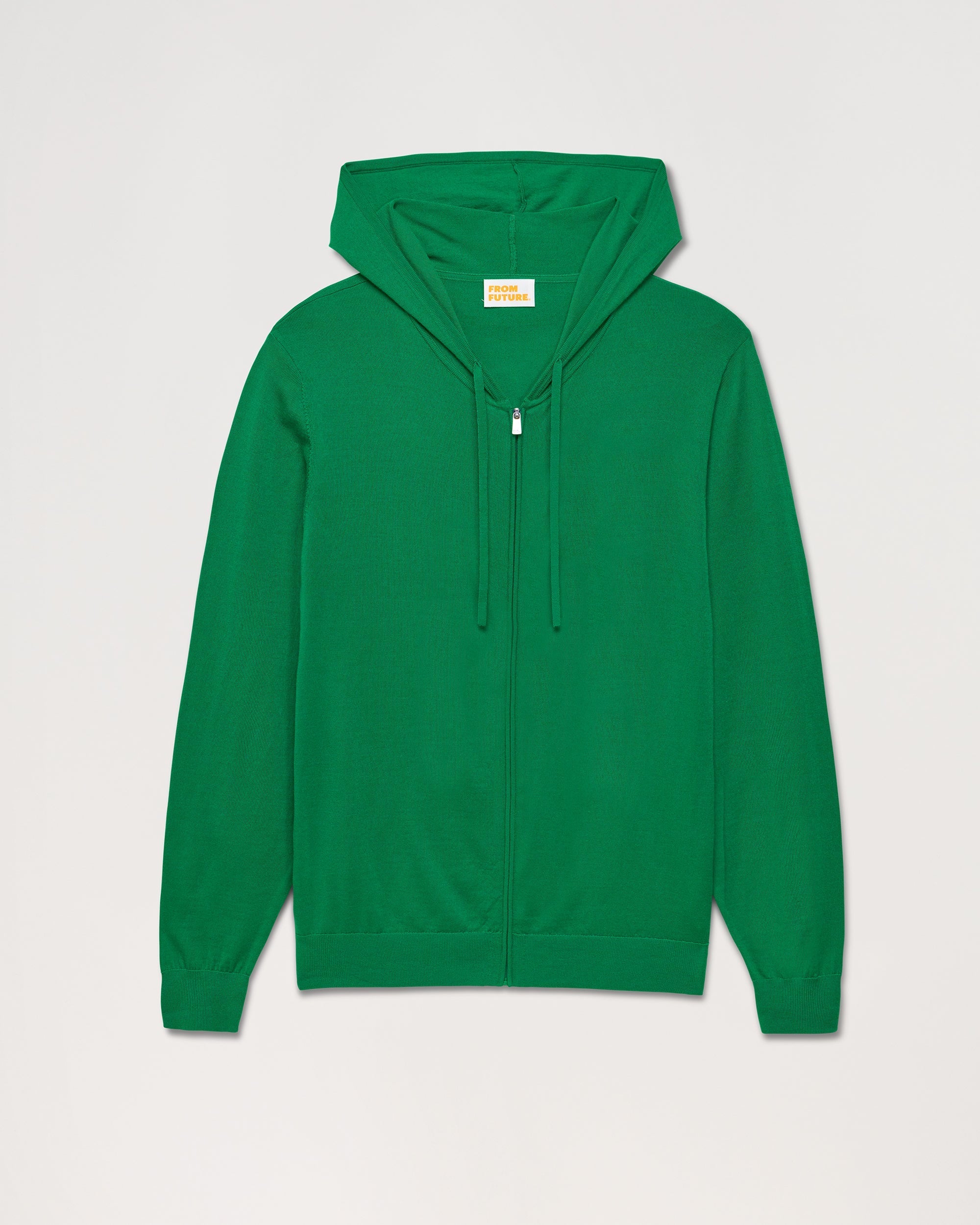 Pull Hoodie Zippe Uni ( S23 / HOMME / Holiday Green ) - FROM FUTURE QA product image