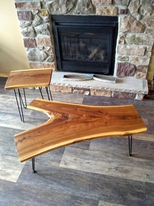 Live Edge Coffee Table – Brick Mill Furniture