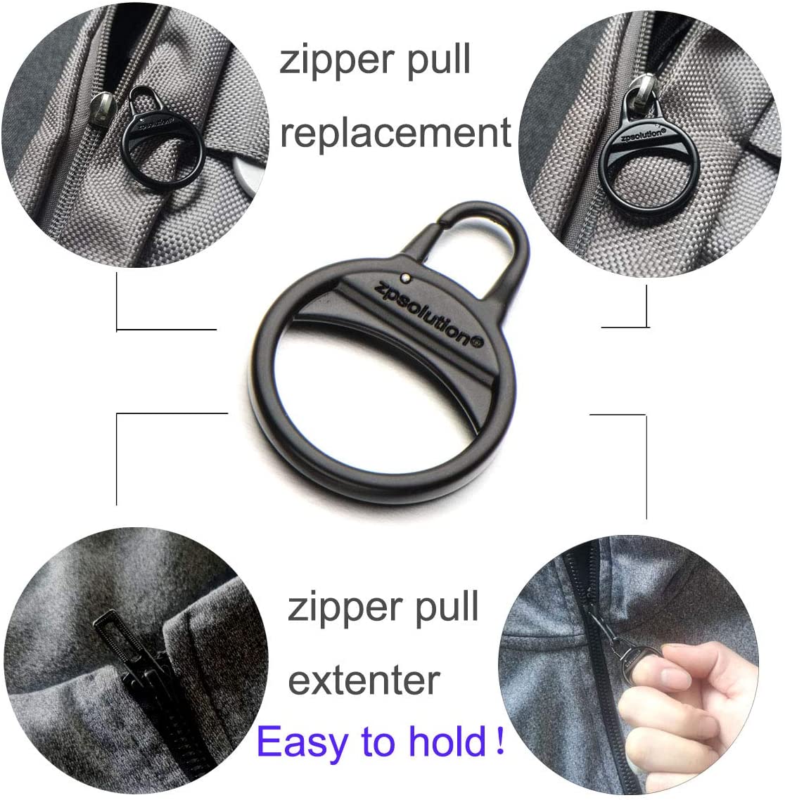 Zipper Pull Replacement For Who With Arthritis Or Limited Hand Dexteri Zpsolution 1295