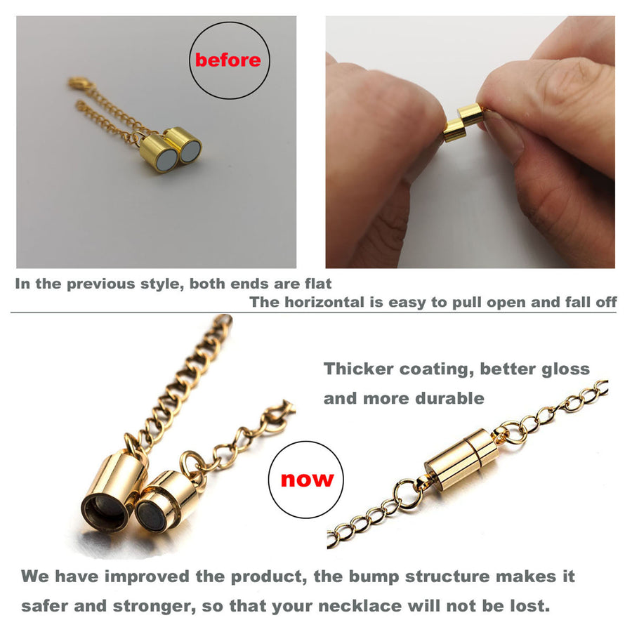 Adjustable Chain Extenders and Magnetic Extenders for Necklace Bracele ...
