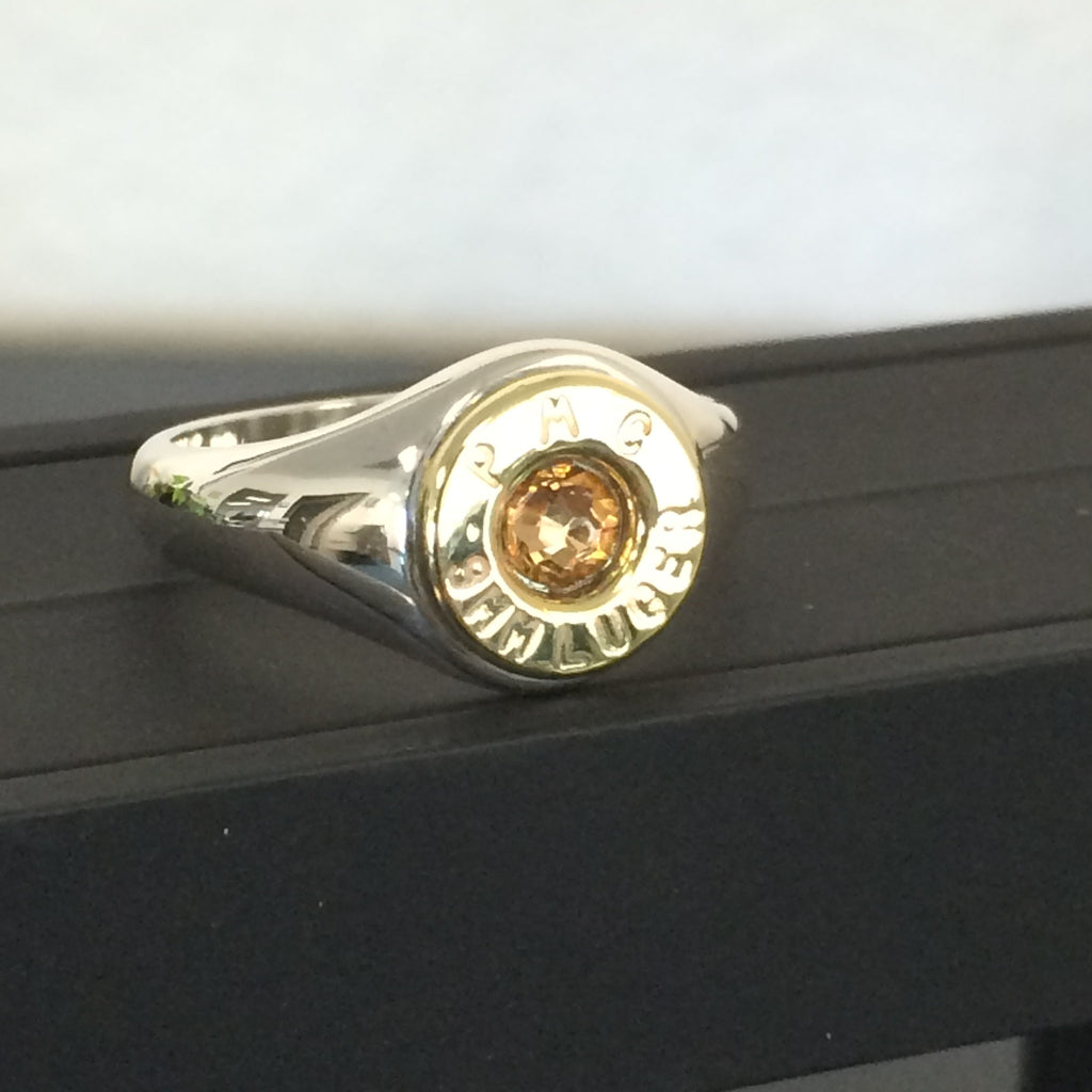 Lady's Sterling Silver Bullet Ring – Ammo Wear