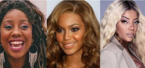 Camilla de Lucas, Beyonce e Ludmilla usando Lace