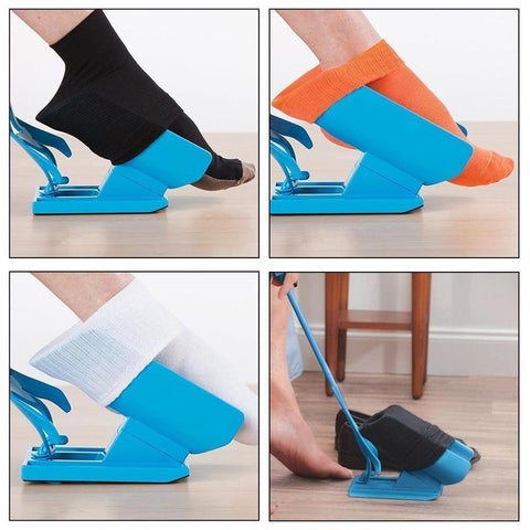 MeiaFlop - Suporte inovador para calçar meias sem esforço. Conforto acessível para gestantes e mobilidade limitada. Experimente agora!