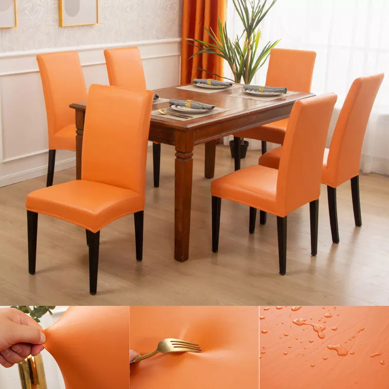 Capas de Cadeiras Impermeáveis: Proteção elegante e durável para suas cadeiras. Conforto em Poliéster e Elastano. Ideal para casa, restaurante e eventos