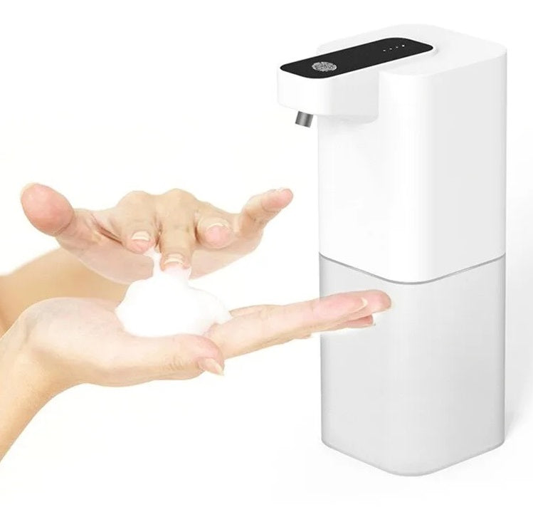 Dispensador de Sabonete Automático: Mantenha Suas Mãos Limpas sem Toque, Sustentável e Recarregável. Ideal para Uso em Diversos Ambientes
