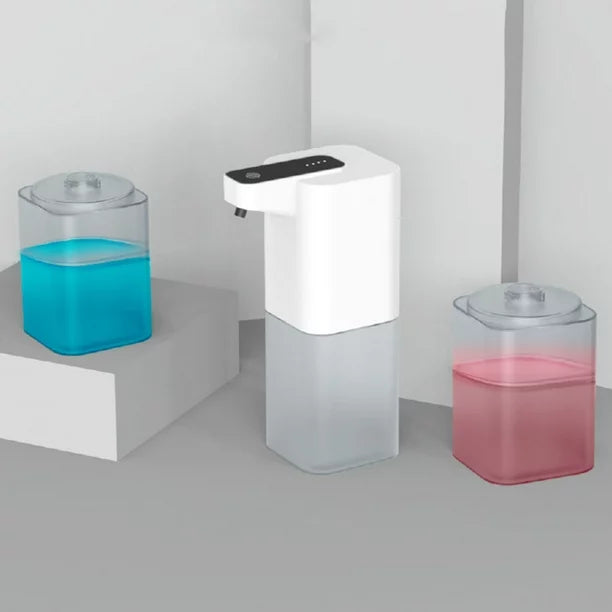 Dispensador de Sabonete Automático: Mantenha Suas Mãos Limpas sem Toque, Sustentável e Recarregável. Ideal para Uso em Diversos Ambientes