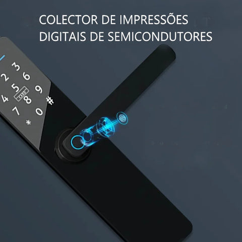 Fechadura Digital Biométrica - Desbloqueio Fácil e Seguro para sua Casa ou Escritório