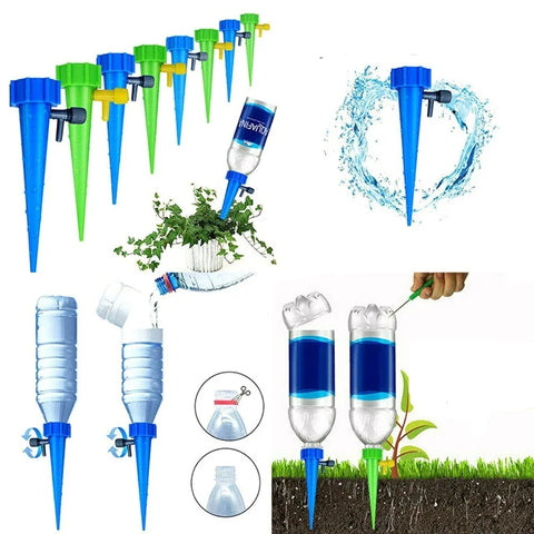 Irrigação Automática para Plantas - Solo sempre úmido, sem esforço. Viaje sem preocupações. A solução perfeita para amantes de plantas ocupados.