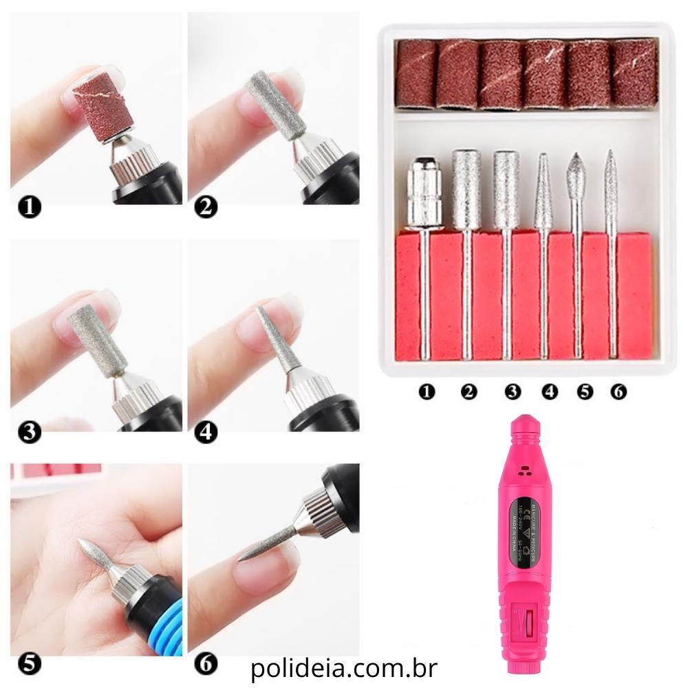 Polideia comprar Kit Unha de Gel Completo Profissional preços unha de gel decoradas barato